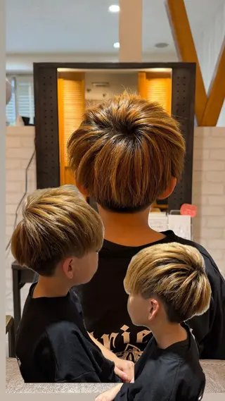 キッズ 松本 羅華のヘアスタイル