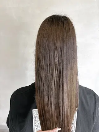 ロング カラー 長代 結日香のヘアスタイル