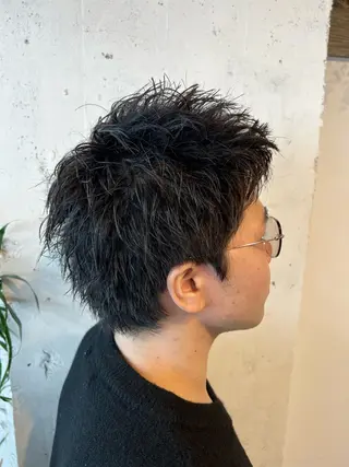 ショート メンズ 朝3分でキマる 村上陸のヘアスタイル