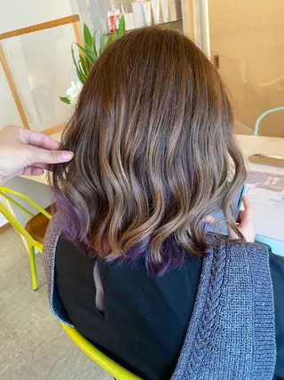 ミディアム カラー 🌻井上 マリー🌻のヘアスタイル