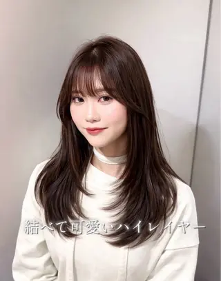 ロング 💎韓国レイヤー× 髪質改善ゆうま💎のヘアスタイル