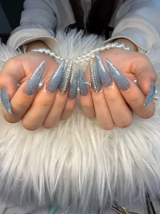 ネイル 銀河_ Chan nailsのネイルデザイン