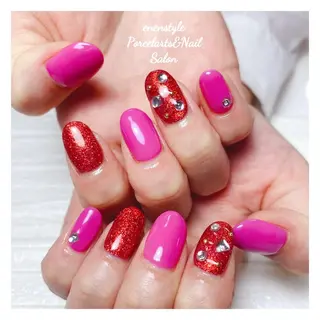 ミディアム ネイル 🐾enen style 🐾のネイルデザイン