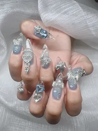 ネイル Lee Nails チップ長さだし専門店のネイルデザイン