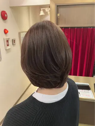 ミディアム 阿部 雲母のヘアスタイル