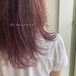 セミロング カラー NOPPO 和泉市 美容室/奥村 飛鳥のヘアスタイル