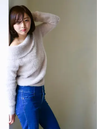 ミディアム 遠山 大智のヘアスタイル