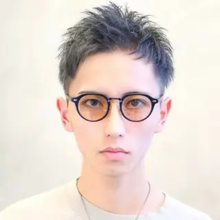 ショート メンズ monde 西田店のヘアスタイル