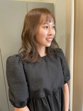 ミディアム 大人のボブパーマ ˗ˋˏairiˎˊ˗のヘアスタイル