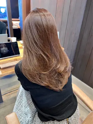 ロング カラー 栗原 瑠世のヘアスタイル
