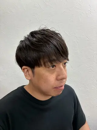ショート メンズ 山本 雷のヘアスタイル