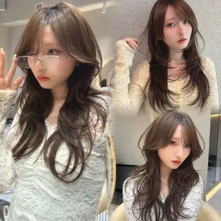 ロング カラー レイヤー/髪質改善 Lond ambreのヘアスタイル
