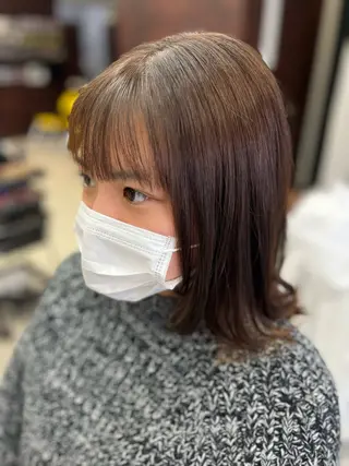 ミディアム 産休の為お休みです! 小島凜のヘアスタイル