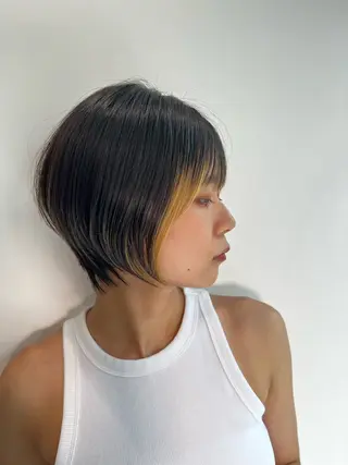 ショート 浅野賢哉🌟縮毛 矯正、ショート🌟のヘアスタイル