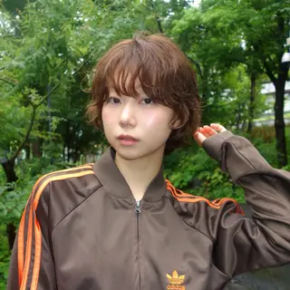 ショート 似合わせレイヤー🪄 パーマ🌀/表参道のヘアスタイル