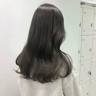 ミディアム カラー ヘアアレンジ Over hair_ misakiのヘアスタイル