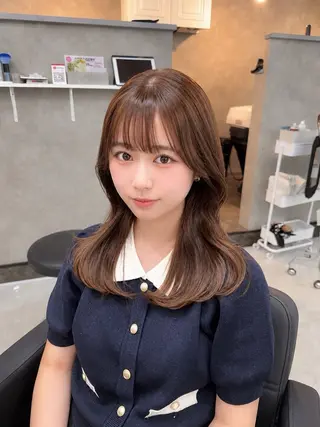 ミディアム MAHO/透明感カラ ー/髪質改善🍒のヘアスタイル