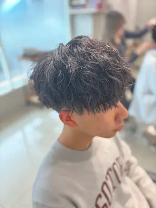 ショート カラー パーマ メンズ 💠メンズ縮毛矯正 /パーマ💠林慶太のヘアスタイル