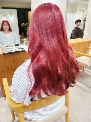 セミロング カラー Chere狭山店 河野　真一のヘアスタイル