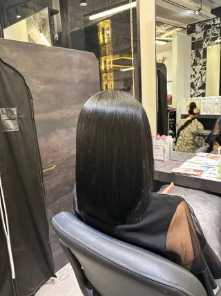 ミディアム パーマ 小林蒼太 梅田モデル募集のヘアスタイル