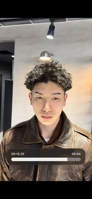 ショート パーマ指名率No1 メンズ特化ケイトのヘアスタイル