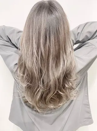 セミロング カラー バレイヤージュ 藤沢 髪質改善 竹内ケンゴのヘアスタイル