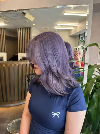 カラー ShioRi/博多/ 暖色/色味カラーのヘアスタイル