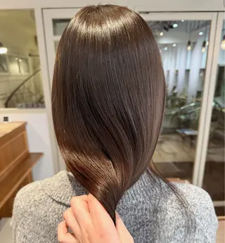 セミロング カラー MAKE’S 表参道 🌟はるかのヘアスタイル