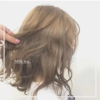 ミディアム カラー ヘアアレンジ 💕ブリーチ/ヘアメ 🎀YUUKAのその他イメージ