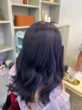 ロング カラー RuLaN AMIのヘアスタイル