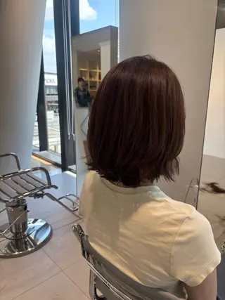 ショート RYONA/大阪/ 韓国風レイヤー🎀のヘアスタイル