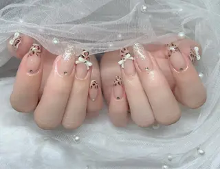 ネイル 🎀PG🩵 ネイルサロンのネイルデザイン