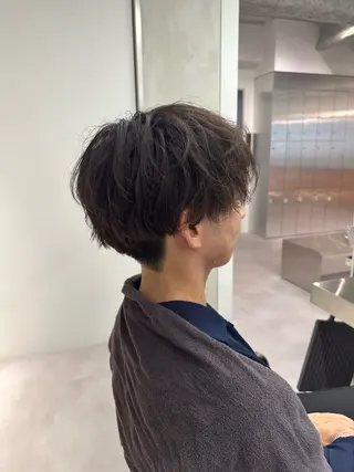 ショート パーマ メンズ ASUKA/メンズ パーマ特化/千歳烏山のヘアスタイル