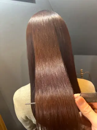ロング カラー *くせ毛に特化* 【yun】のヘアスタイル
