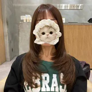ロング カラー レイヤー🍀ボブ 浦和🍓YUIのヘアスタイル