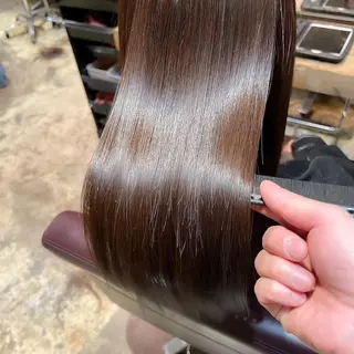 ロング 縮毛矯正 特化アツシのヘアスタイル