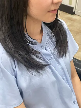 ミディアム ノ イ ルのヘアスタイル
