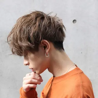 ショート カラー パーマ メンズ 【ヘアケア特化型】 newi天王寺のヘアスタイル