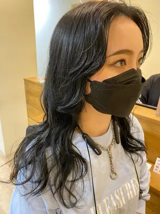 ロング CASANE 大橋康智のヘアスタイル