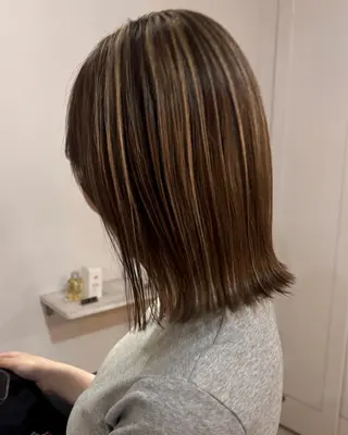 ミディアム カラー レイヤー/ダブル カラー🌕YUKIのヘアスタイル