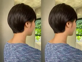 ショート ショートボブレイヤー 湯澤哲成のヘアスタイル