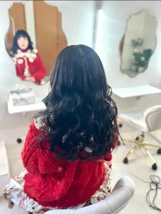 ロング ヘアセット/金山 佐野 妃都美のヘアスタイル
