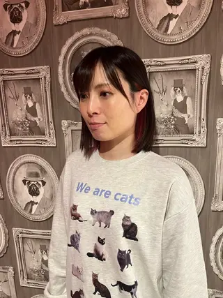 ミディアム 伊藤 雅のヘアスタイル
