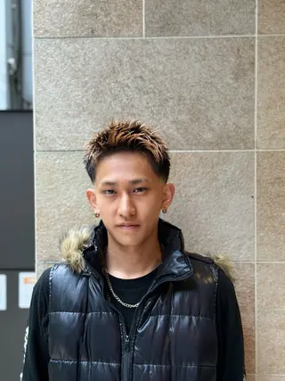 ショート メンズ パーマ・カラー特化/ メンズ美容師米田幸平のヘアスタイル