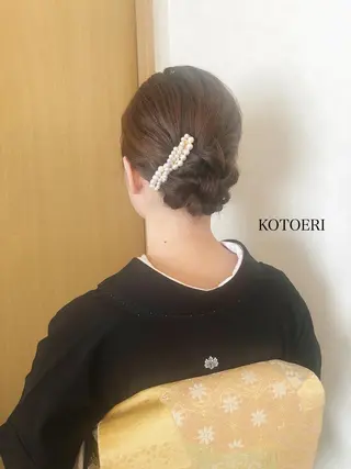 ロング 小林 千恵のヘアスタイル