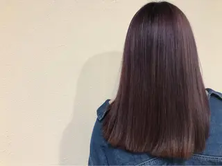 セミロング カラー パル__レイヤー/パ ーマ/デザインカラーのヘアスタイル