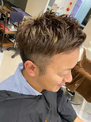 ショート メンズ 福木 康助のヘアスタイル