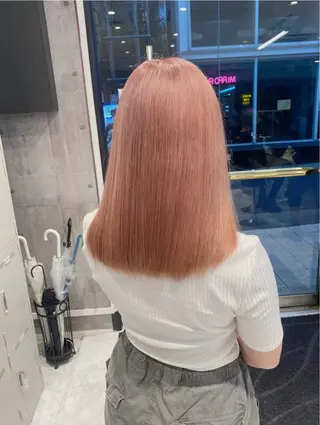 セミロング カラー ハイトーン特化💍 NØRN💍韓国のヘアスタイル
