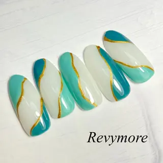 ショート ネイル nail salon Revymoreのネイルデザイン