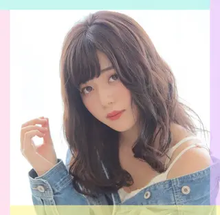 ロング カラー パーマ yoshi ☆のヘアスタイル